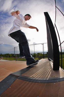 zack danielson Skateboarding at drake skate park in west bloomfield michigan Photography
